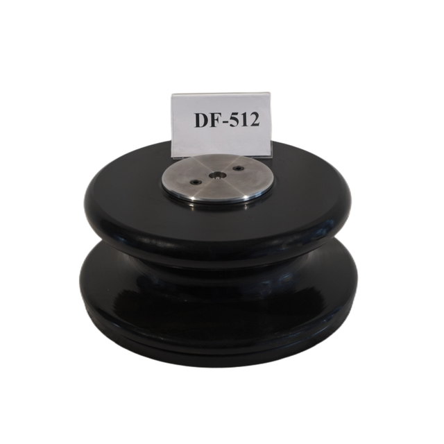 Calço de botão de rolo único para aplicação no convés