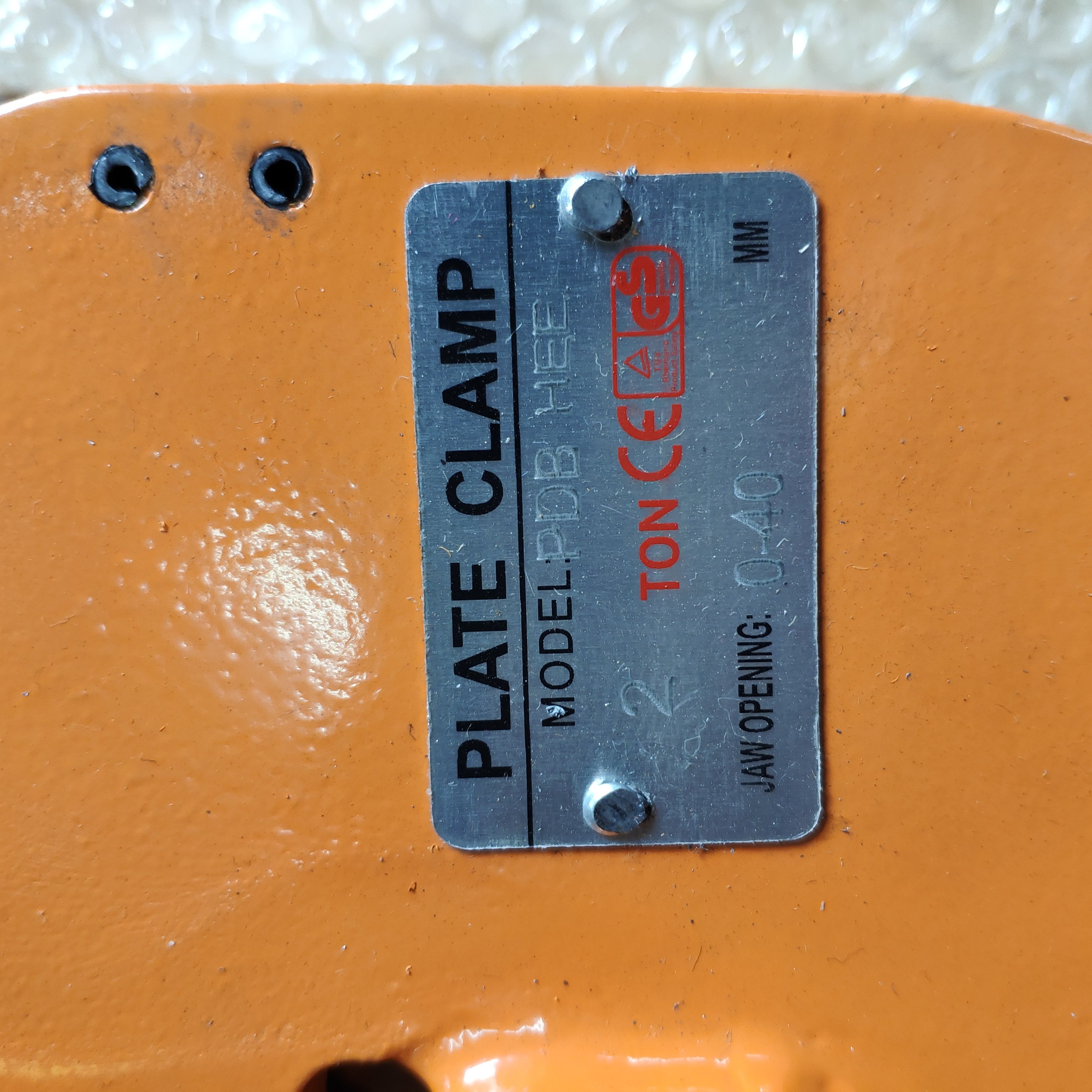 placa de identifica&ccedil;&atilde;o