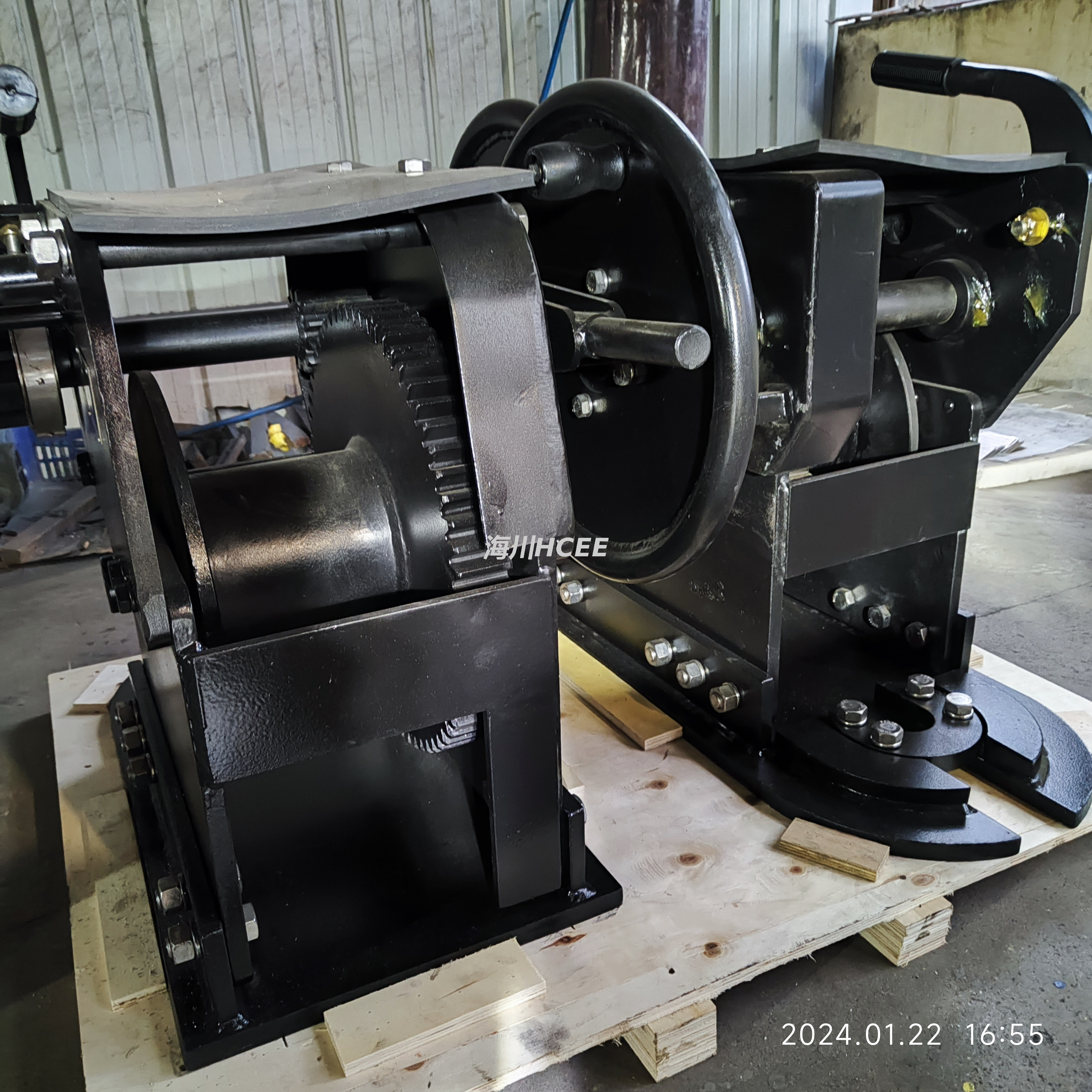 40 toneladas de baixo perfil D-ring Mount Winch