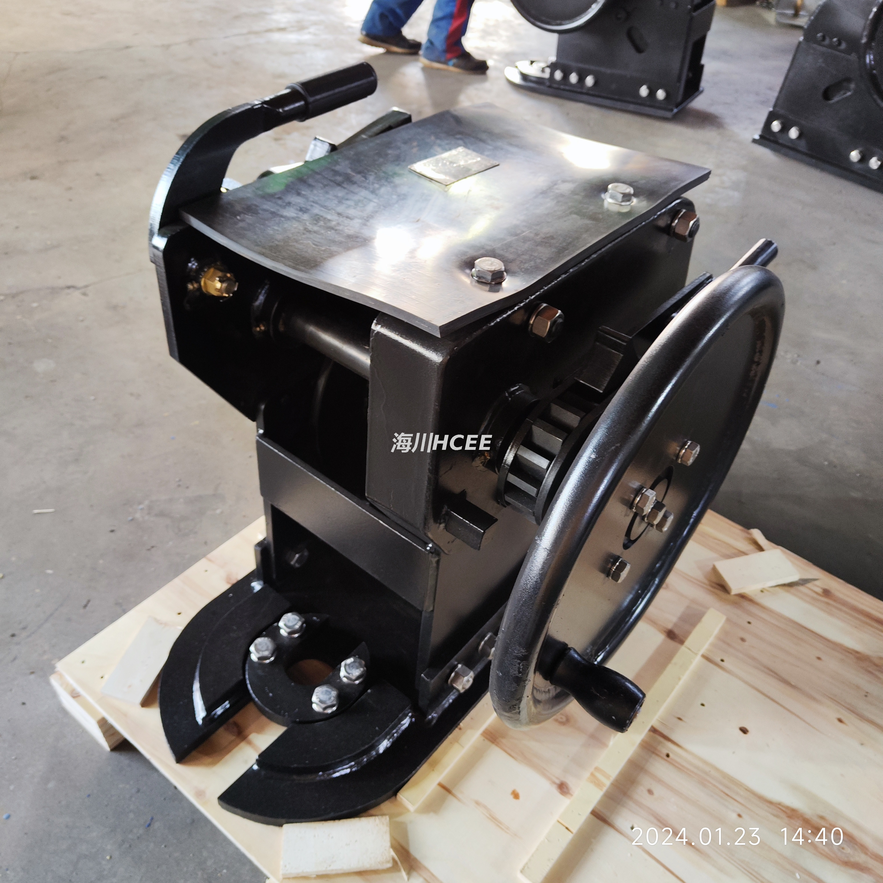 40 toneladas de baixo perfil D-ring Mount Winch
