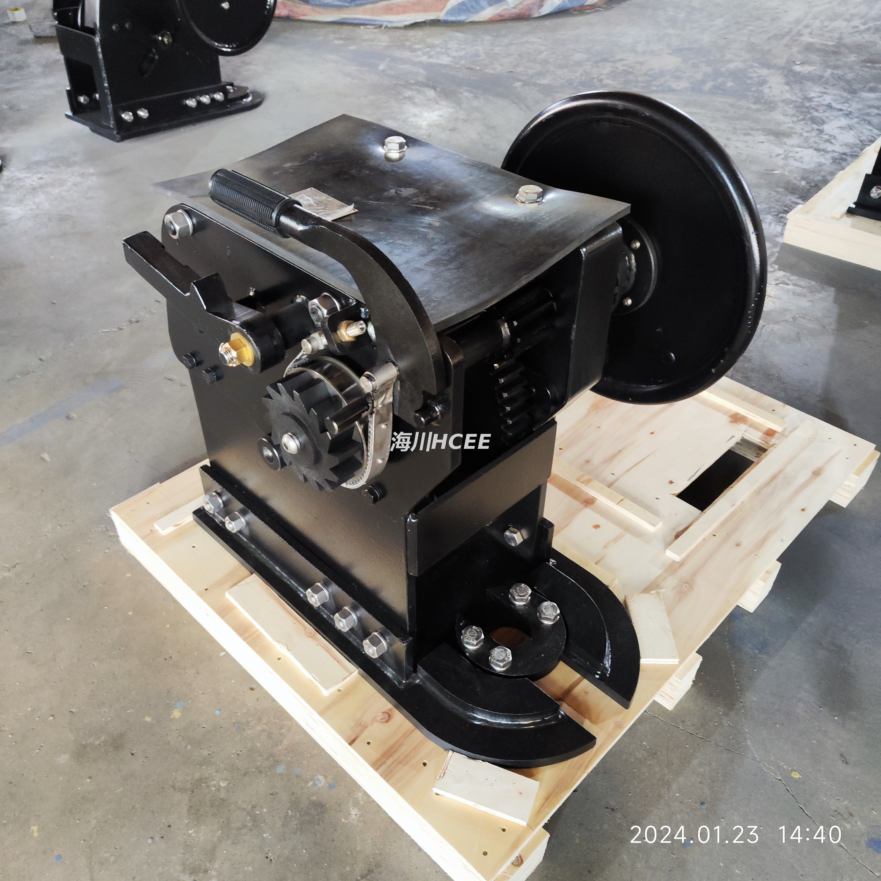 40 toneladas de baixo perfil D-ring Mount Winch