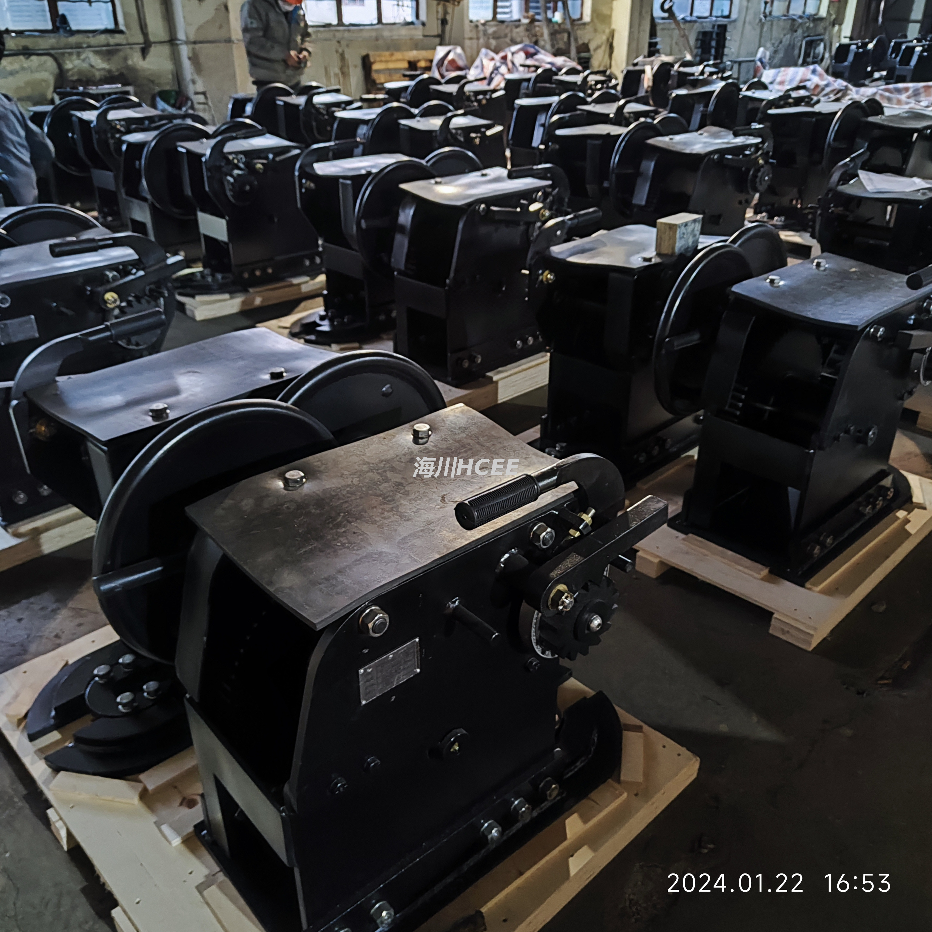 40 toneladas de baixo perfil D-ring Mount Winch